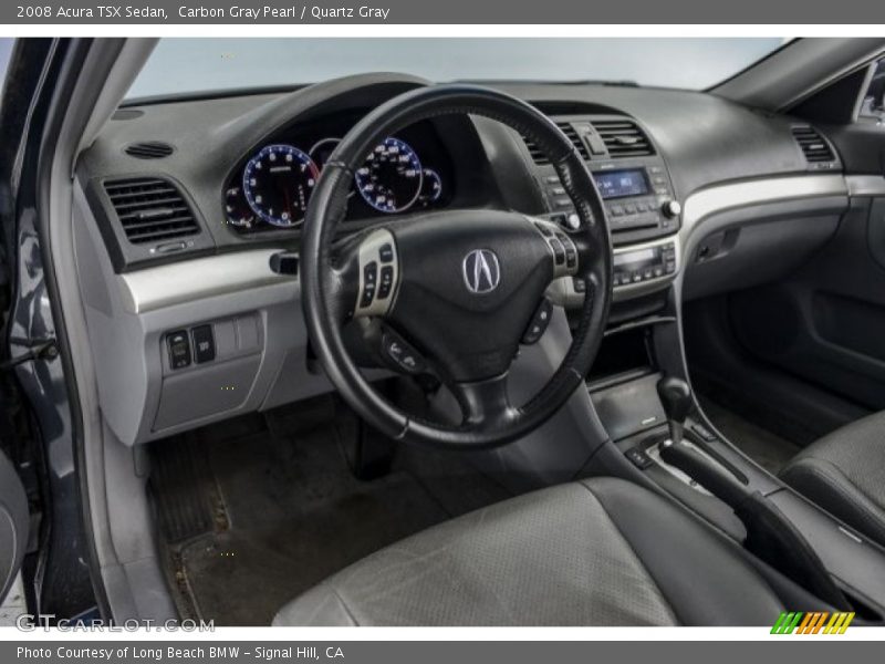 Carbon Gray Pearl / Quartz Gray 2008 Acura TSX Sedan