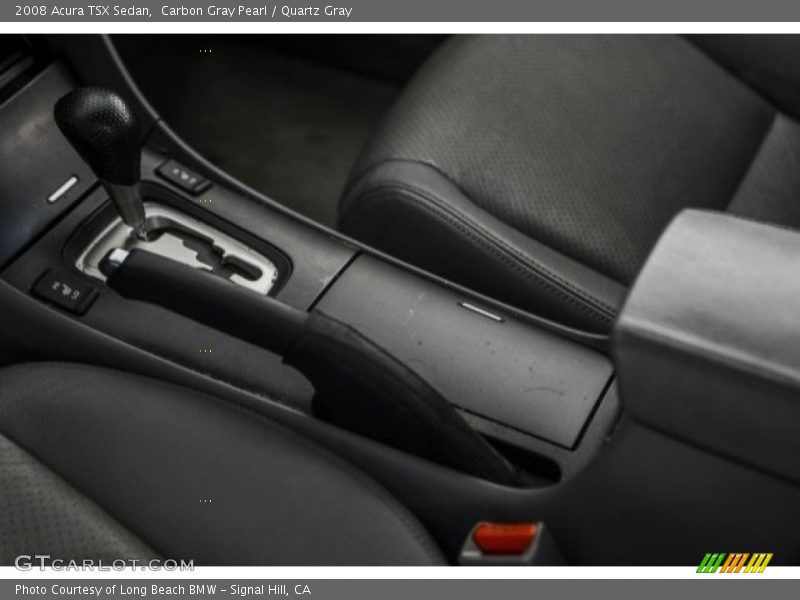 Carbon Gray Pearl / Quartz Gray 2008 Acura TSX Sedan