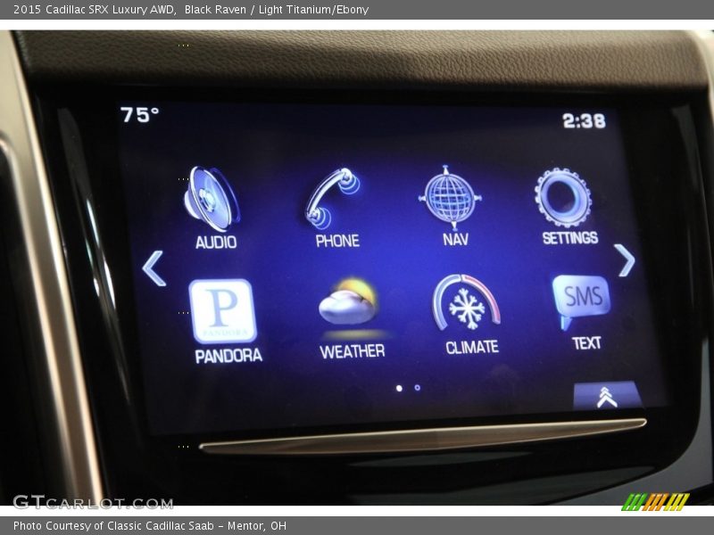 Black Raven / Light Titanium/Ebony 2015 Cadillac SRX Luxury AWD