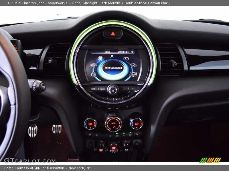 Midnight Black Metallic / Double Stripe Carbon Black 2017 Mini Hardtop John Cooperworks 2 Door