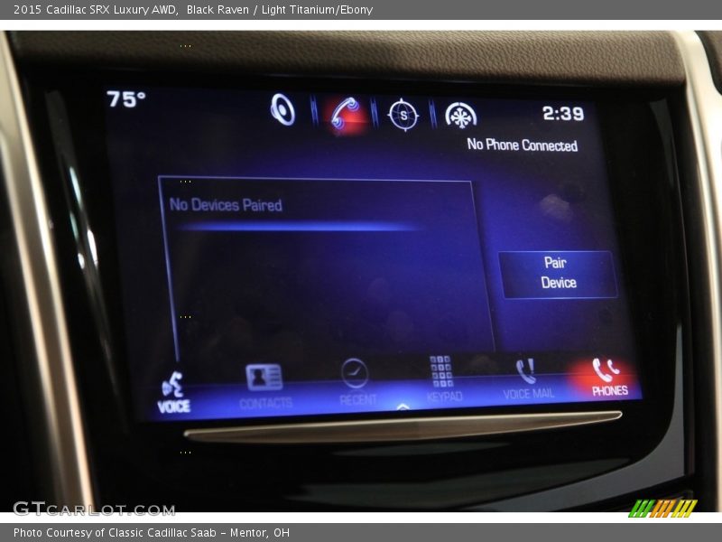 Black Raven / Light Titanium/Ebony 2015 Cadillac SRX Luxury AWD