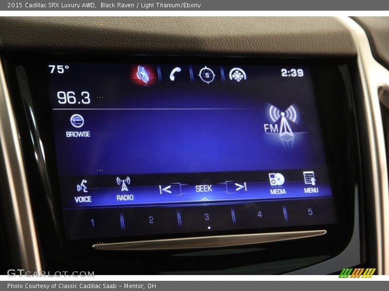 Black Raven / Light Titanium/Ebony 2015 Cadillac SRX Luxury AWD