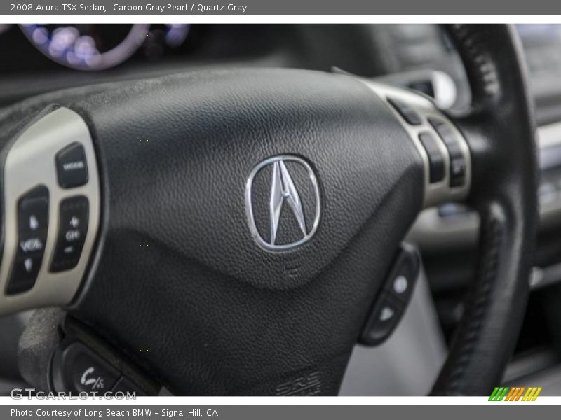Carbon Gray Pearl / Quartz Gray 2008 Acura TSX Sedan
