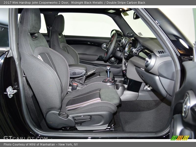 Midnight Black Metallic / Double Stripe Carbon Black 2017 Mini Hardtop John Cooperworks 2 Door