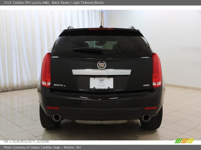 Black Raven / Light Titanium/Ebony 2015 Cadillac SRX Luxury AWD