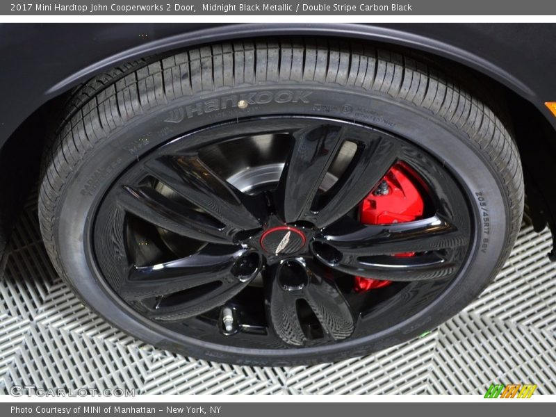 Midnight Black Metallic / Double Stripe Carbon Black 2017 Mini Hardtop John Cooperworks 2 Door