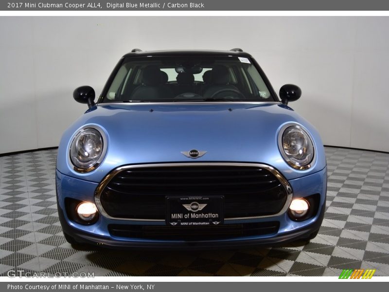 Digital Blue Metallic / Carbon Black 2017 Mini Clubman Cooper ALL4