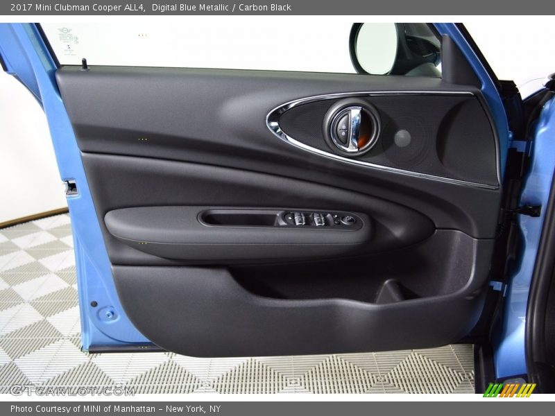 Digital Blue Metallic / Carbon Black 2017 Mini Clubman Cooper ALL4