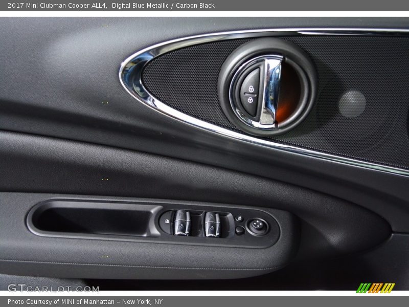 Digital Blue Metallic / Carbon Black 2017 Mini Clubman Cooper ALL4