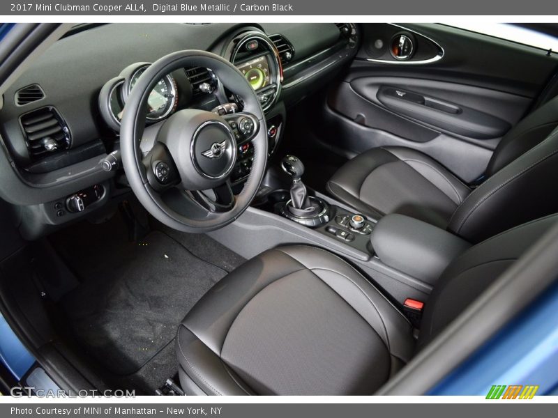 Digital Blue Metallic / Carbon Black 2017 Mini Clubman Cooper ALL4