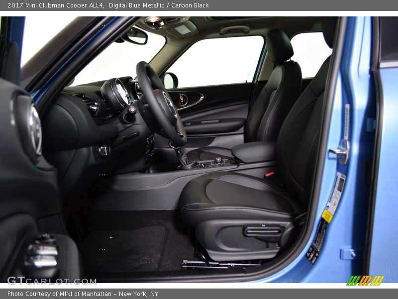 Digital Blue Metallic / Carbon Black 2017 Mini Clubman Cooper ALL4