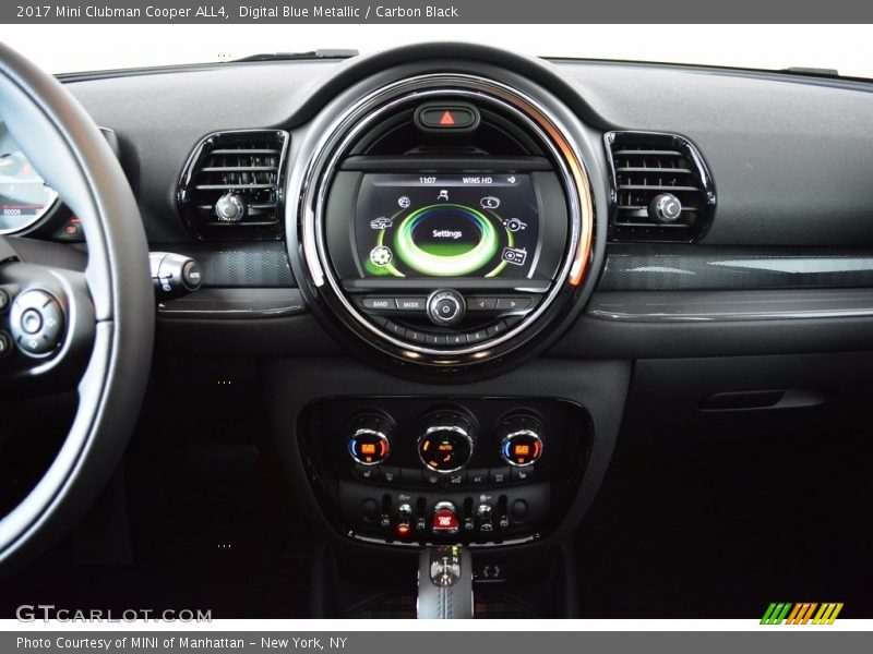 Digital Blue Metallic / Carbon Black 2017 Mini Clubman Cooper ALL4
