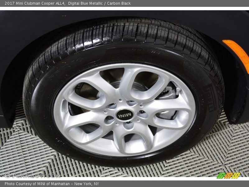 Digital Blue Metallic / Carbon Black 2017 Mini Clubman Cooper ALL4