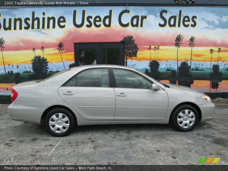 Lunar Mist Metallic / Stone 2003 Toyota Camry LE