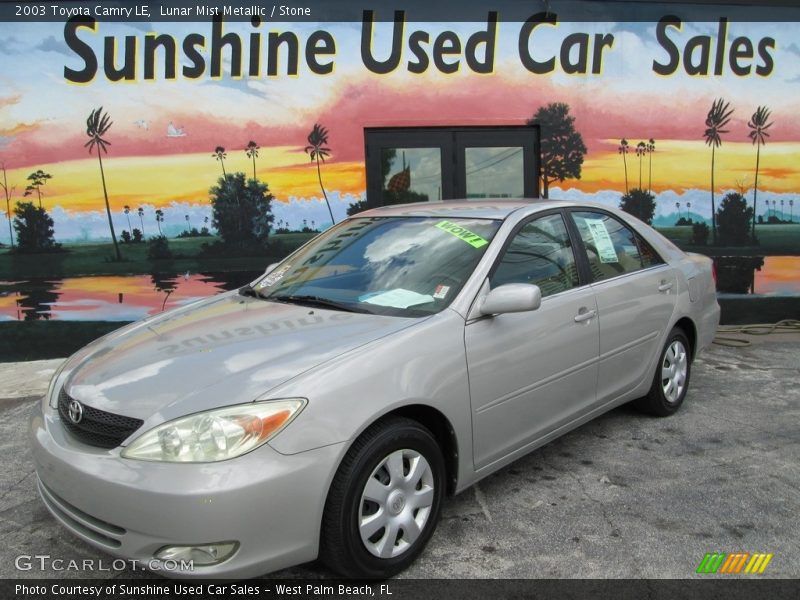 Lunar Mist Metallic / Stone 2003 Toyota Camry LE