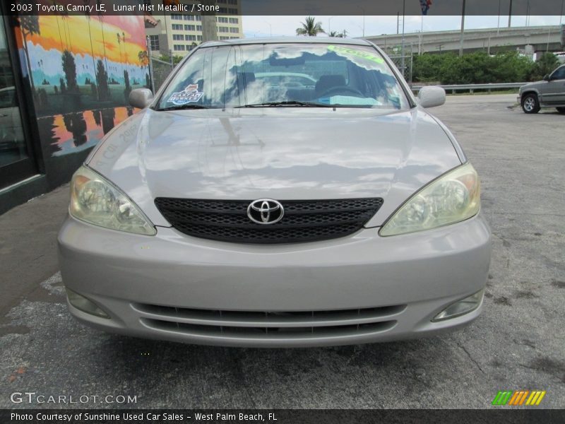 Lunar Mist Metallic / Stone 2003 Toyota Camry LE