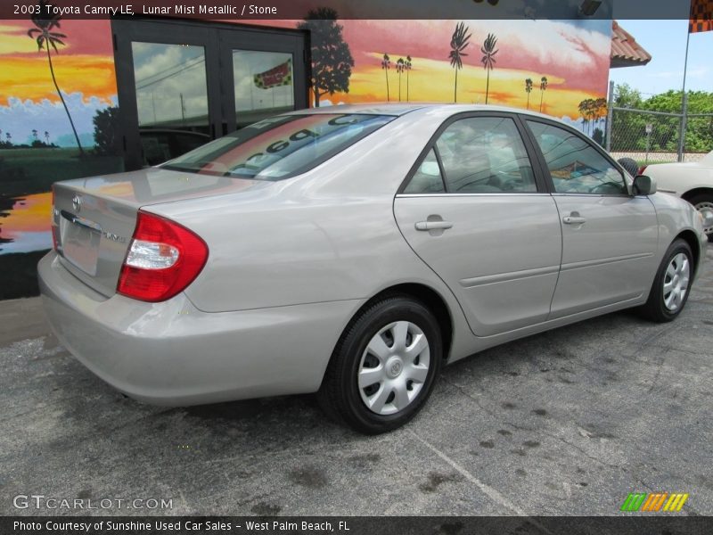 Lunar Mist Metallic / Stone 2003 Toyota Camry LE