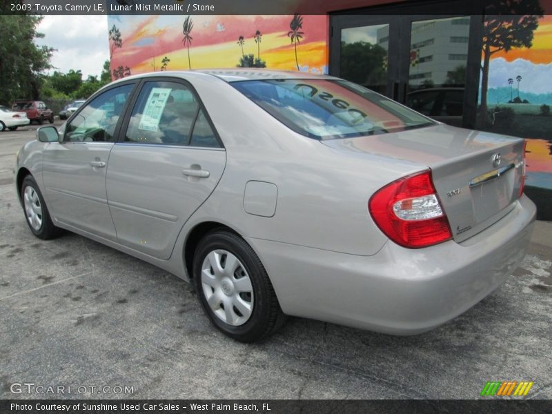 Lunar Mist Metallic / Stone 2003 Toyota Camry LE