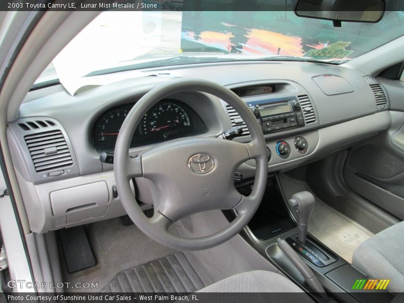 Lunar Mist Metallic / Stone 2003 Toyota Camry LE