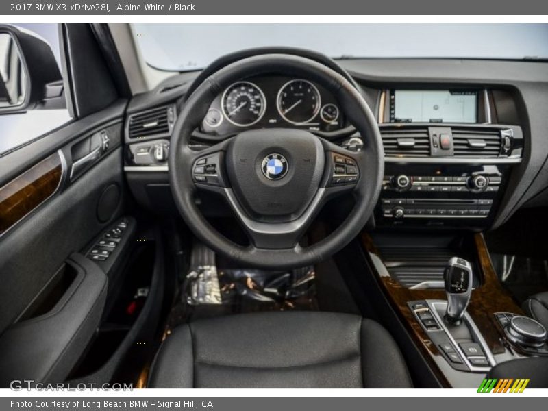 Alpine White / Black 2017 BMW X3 xDrive28i