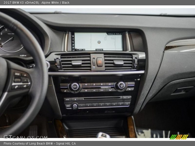 Alpine White / Black 2017 BMW X3 xDrive28i