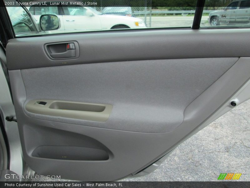 Lunar Mist Metallic / Stone 2003 Toyota Camry LE