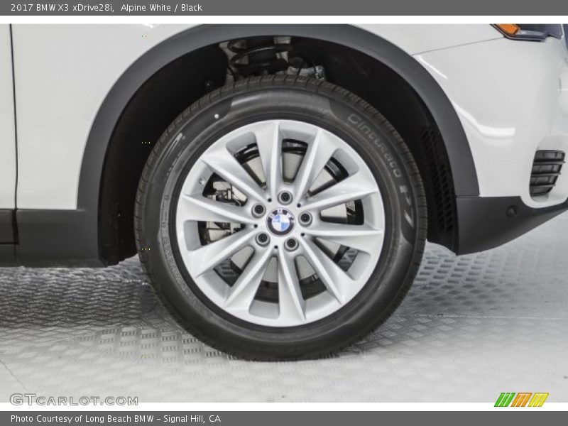 Alpine White / Black 2017 BMW X3 xDrive28i