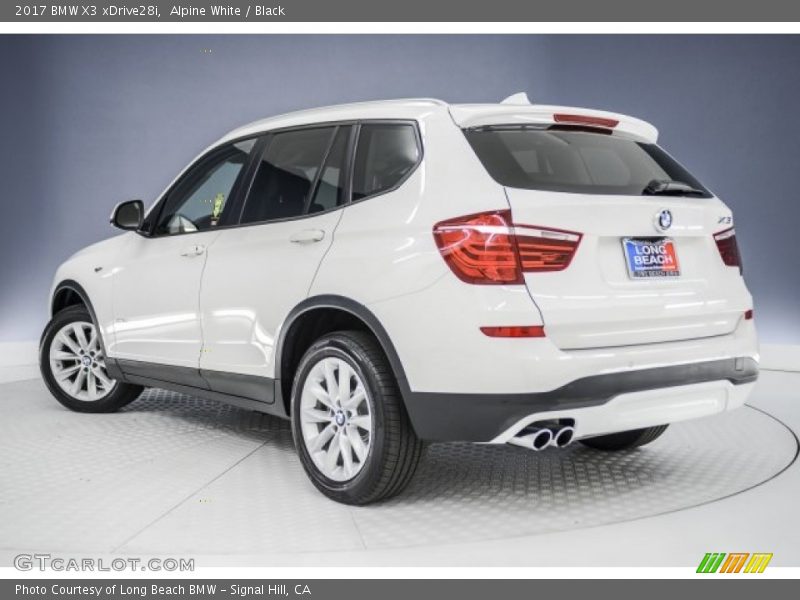 Alpine White / Black 2017 BMW X3 xDrive28i