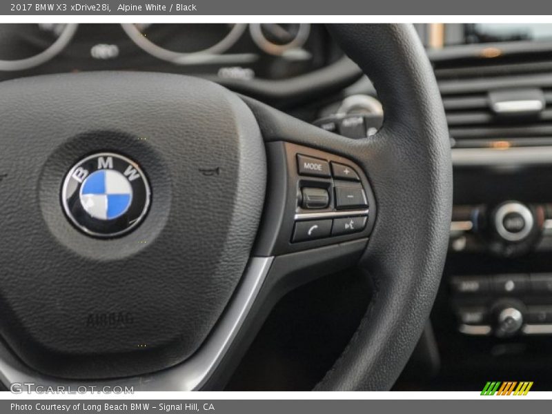 Alpine White / Black 2017 BMW X3 xDrive28i