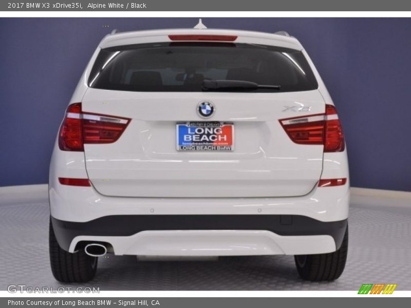 Alpine White / Black 2017 BMW X3 xDrive35i