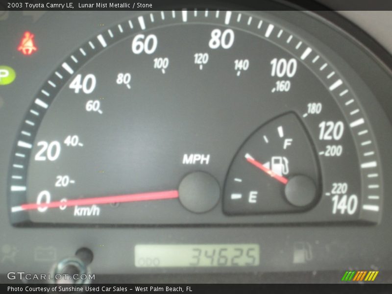 Lunar Mist Metallic / Stone 2003 Toyota Camry LE