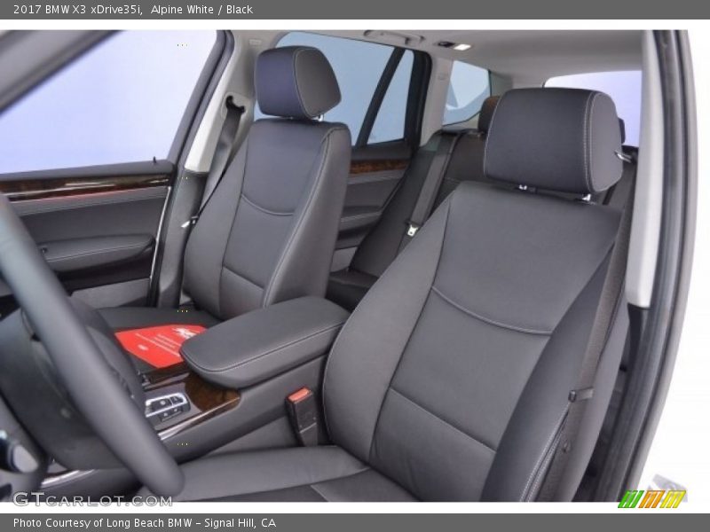 Alpine White / Black 2017 BMW X3 xDrive35i