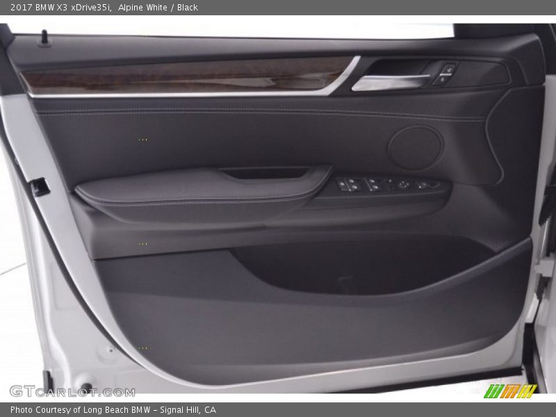 Alpine White / Black 2017 BMW X3 xDrive35i