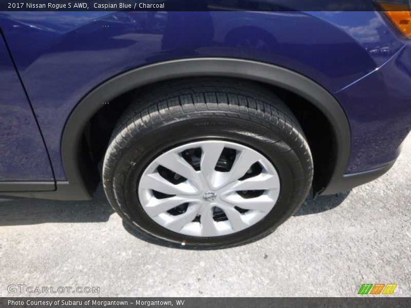 Caspian Blue / Charcoal 2017 Nissan Rogue S AWD