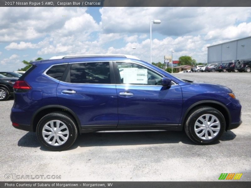 Caspian Blue / Charcoal 2017 Nissan Rogue S AWD