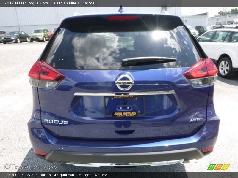 Caspian Blue / Charcoal 2017 Nissan Rogue S AWD