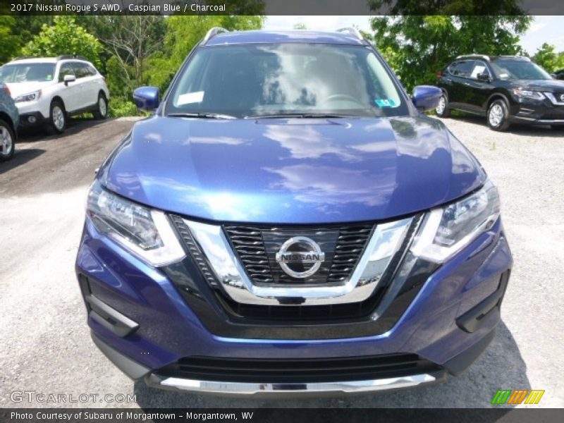 Caspian Blue / Charcoal 2017 Nissan Rogue S AWD