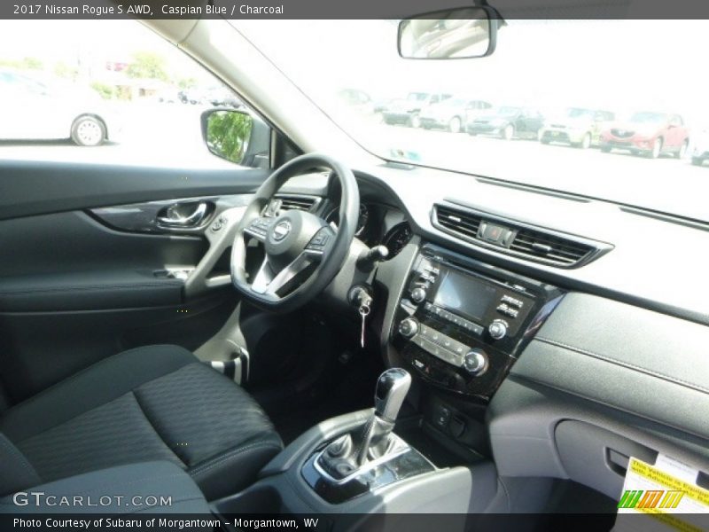 Caspian Blue / Charcoal 2017 Nissan Rogue S AWD
