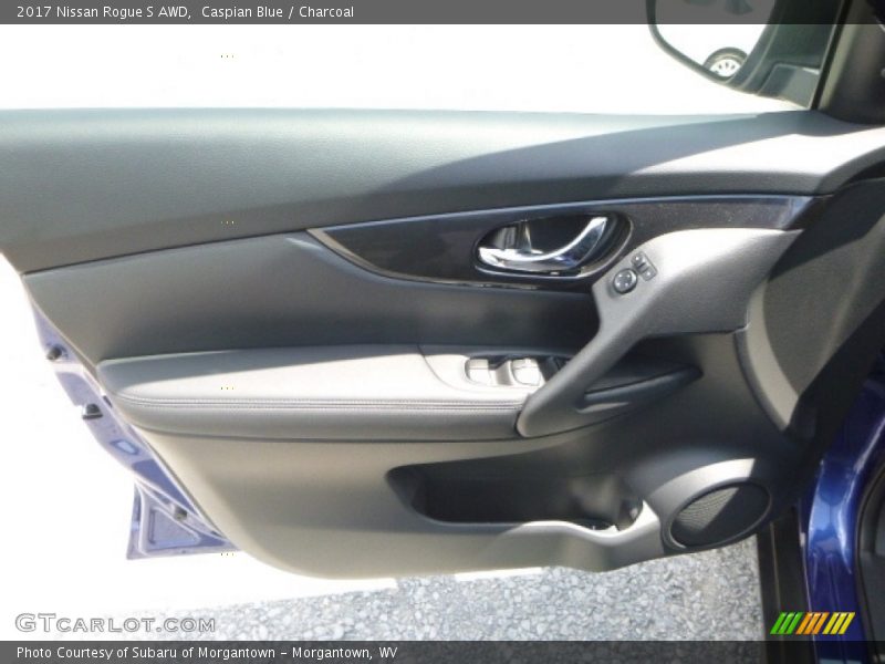 Caspian Blue / Charcoal 2017 Nissan Rogue S AWD