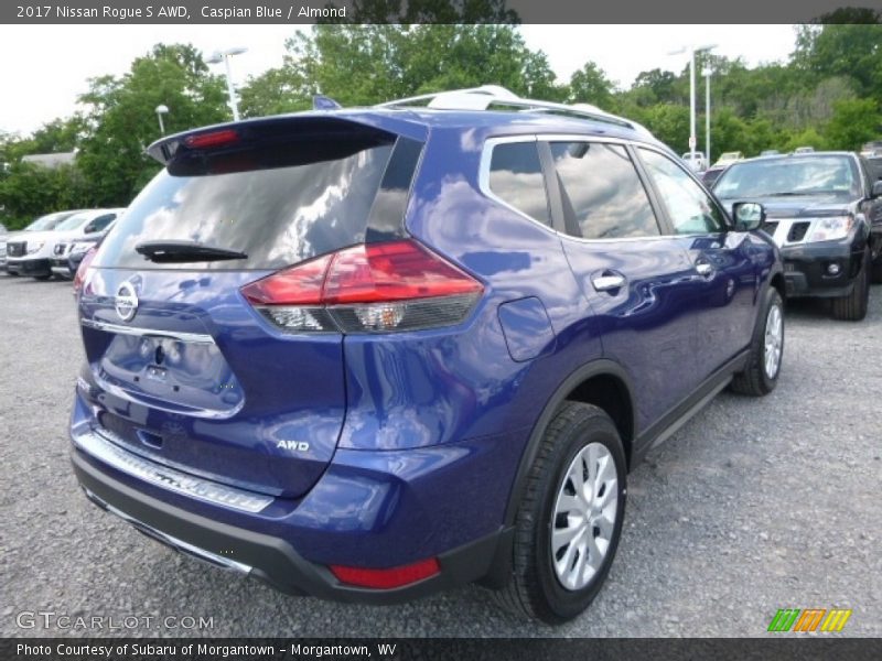 Caspian Blue / Almond 2017 Nissan Rogue S AWD