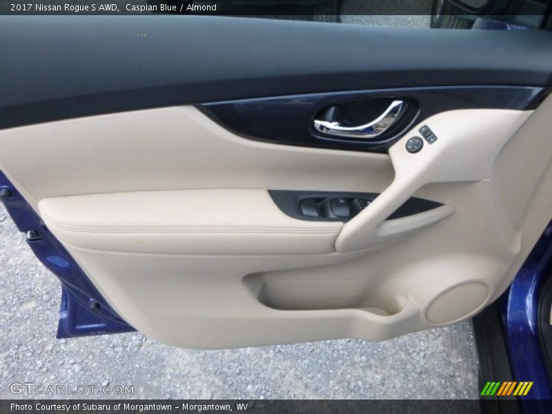 Caspian Blue / Almond 2017 Nissan Rogue S AWD