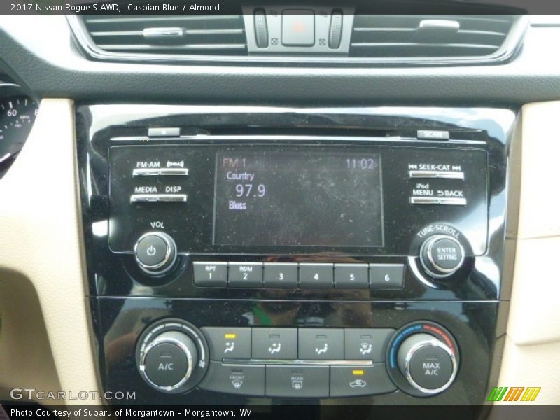 Caspian Blue / Almond 2017 Nissan Rogue S AWD