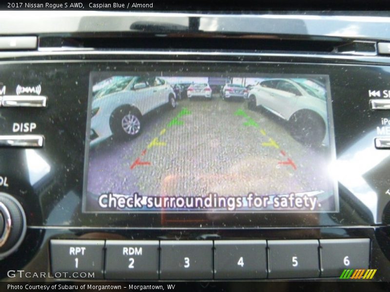 Caspian Blue / Almond 2017 Nissan Rogue S AWD
