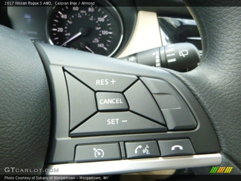 Caspian Blue / Almond 2017 Nissan Rogue S AWD