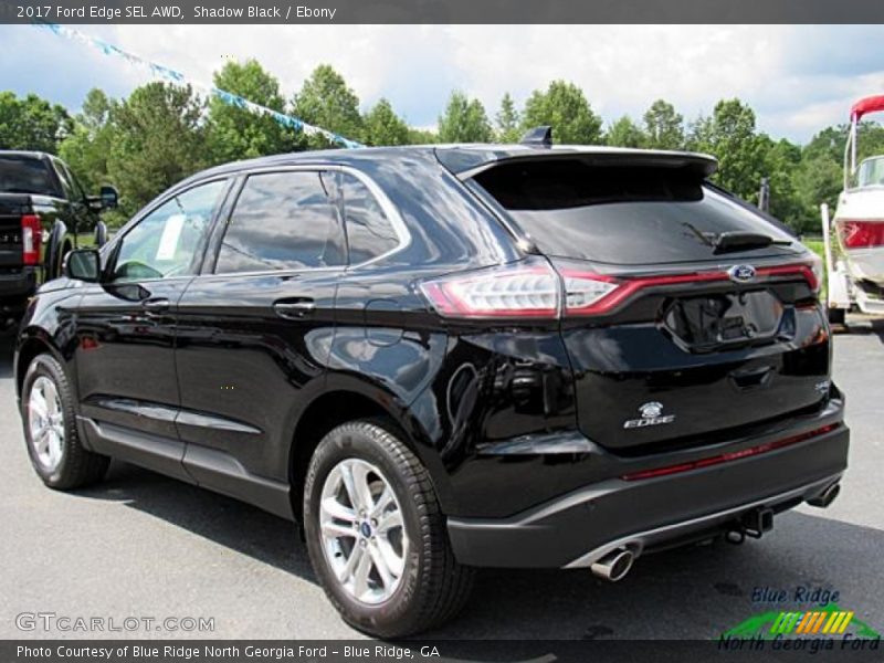 Shadow Black / Ebony 2017 Ford Edge SEL AWD