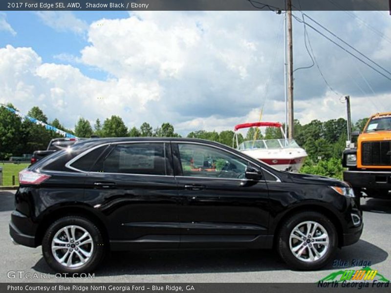 Shadow Black / Ebony 2017 Ford Edge SEL AWD