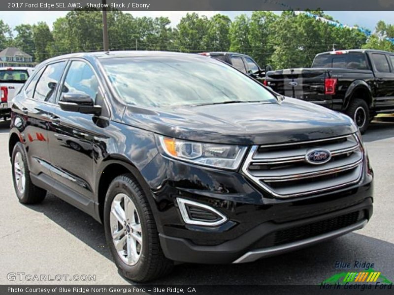 Shadow Black / Ebony 2017 Ford Edge SEL AWD