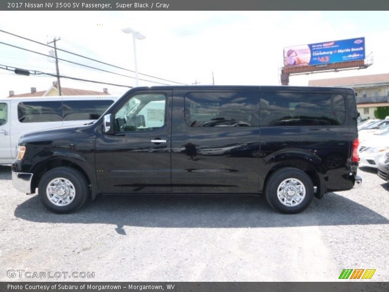 Super Black / Gray 2017 Nissan NV 3500 SV Passenger