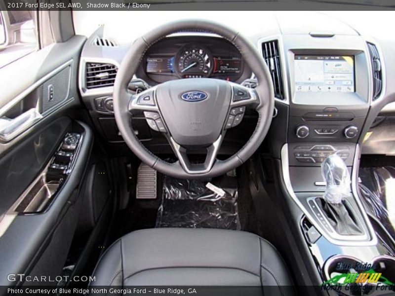 Shadow Black / Ebony 2017 Ford Edge SEL AWD