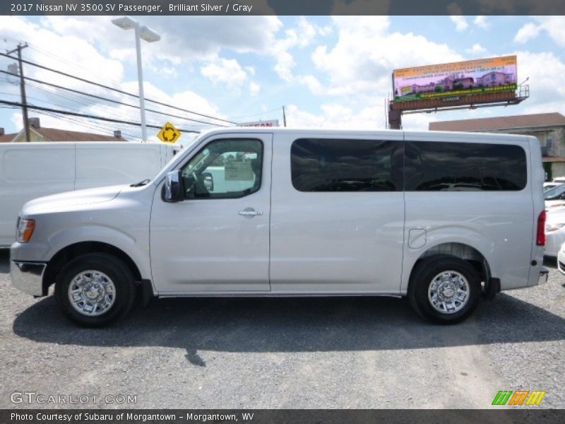  2017 NV 3500 SV Passenger Brilliant Silver